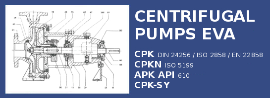 Centrifugal pumps CPK solution by EVA ESP Groupe