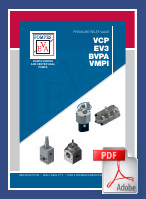 Pressure Relef Valves VCP EV3 BVPA VMPI - PDF to download